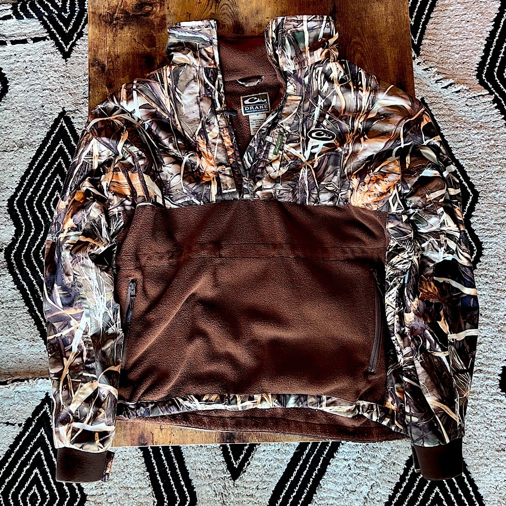 drake waterfowl 1/4 zip pullover MEDIUM
